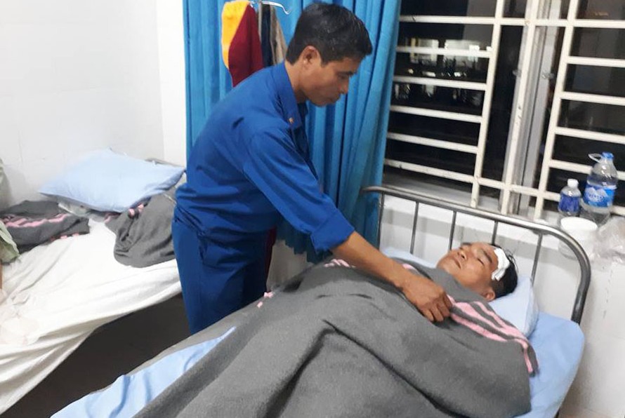 Ông Nguyễn Văn T đang được điều trị tại bệnh viện