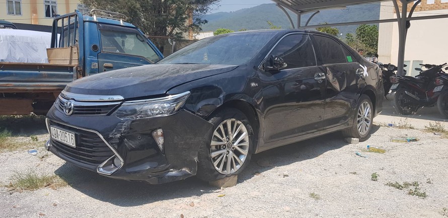 Chiếc Toyota Camry gây tai nạn 