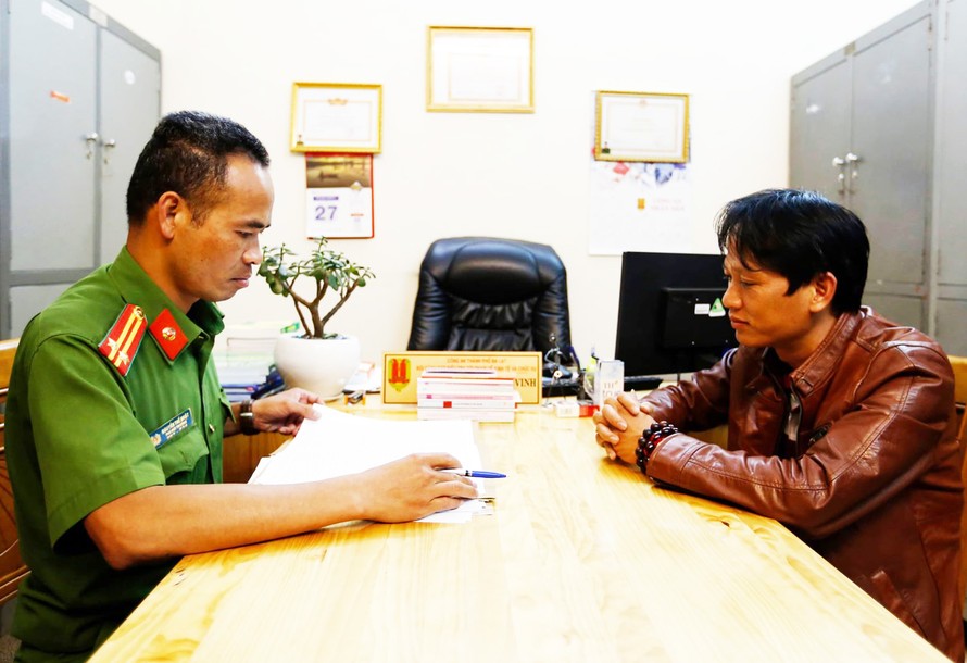 Nguyễn Văn Công tại cơ quan điều tra