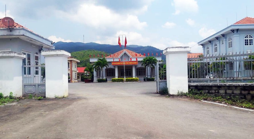 Trụ sở HĐND&UBND huyện Đam Rông, nơi xảy ra vụ trộm