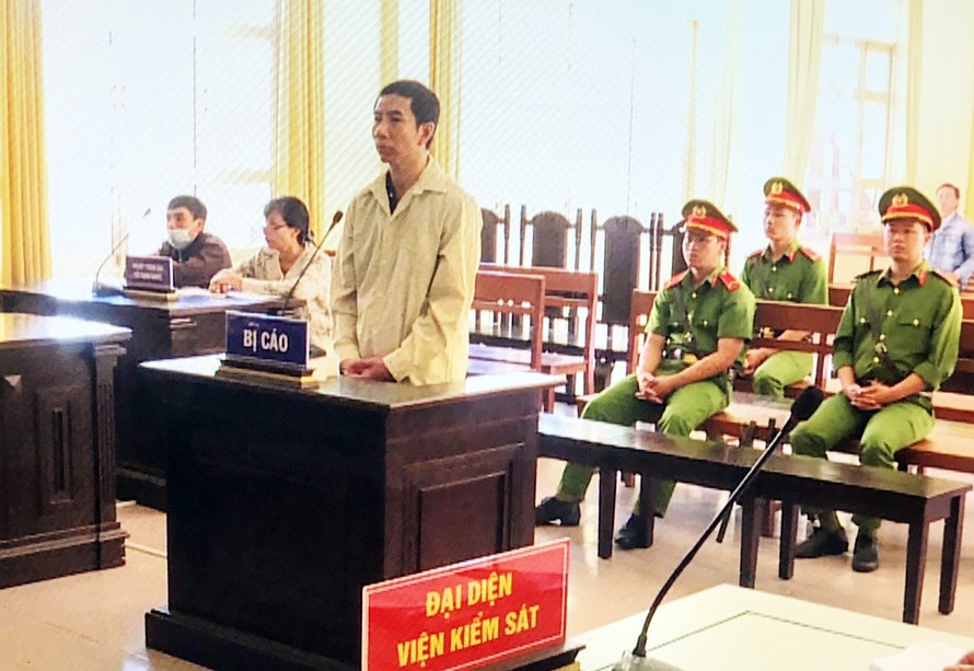 Bị cáo Nguyễn Phước Châu tại tòa