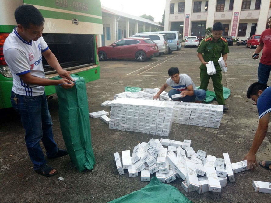 Hơn 3.500 gói thuốc lá lậu bị cơ quan chức năng TP Buôn Ma Thuột bắt giữ