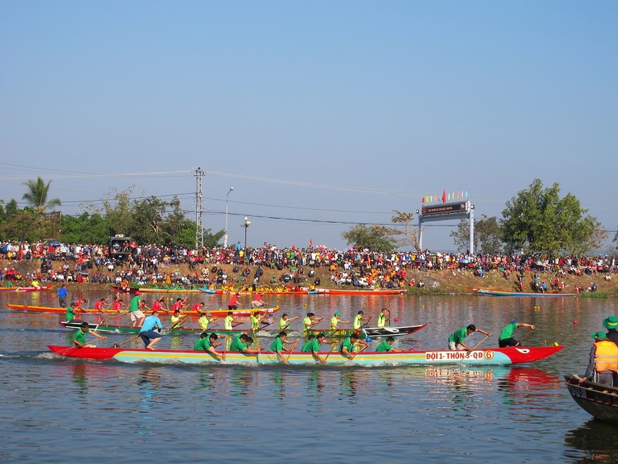 Giải đua thuyền tại huyện Krông Ana