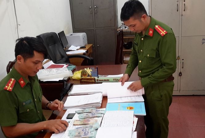 Công an tỉnh Đắk Nông phát hiện 1 vụ cho vay nặng lãi trong giao dịch dân sự ở huyện Đắk Song (ảnh Công Hoan)