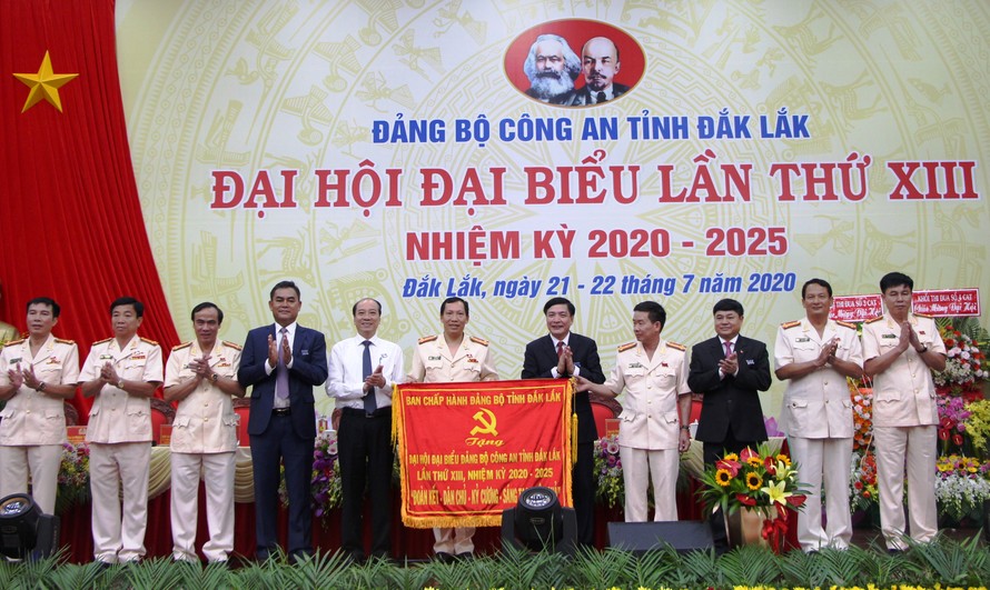 Đại hội đại biểu Đảng bộ Công an tỉnh Đắk Lắk diễn ra thành công tốt đẹp