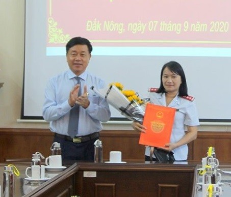 UBND tỉnh Đắk Nông trao quyết định bổ nhiệm Chánh thanh tra tỉnh 