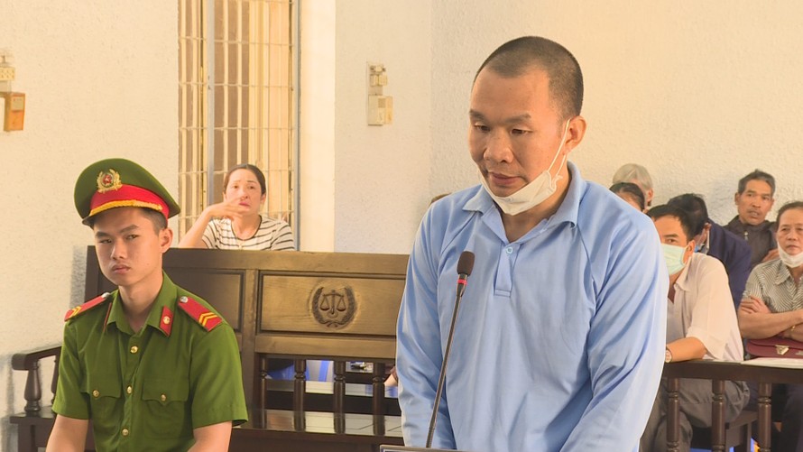 Phạm Văn Tốt tại phiên xét xử sơ thẩm