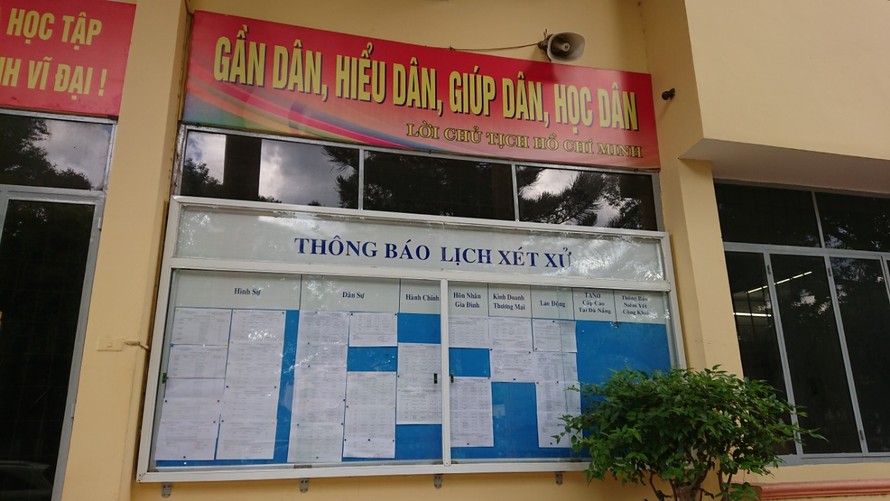 Lịch xét xử các vụ án đều công khai, nhưng có rất nhiều vụ án xét xử thẩm phán TAND tỉnh Đắk Lắk "cấm" báo chí tác nghiệp