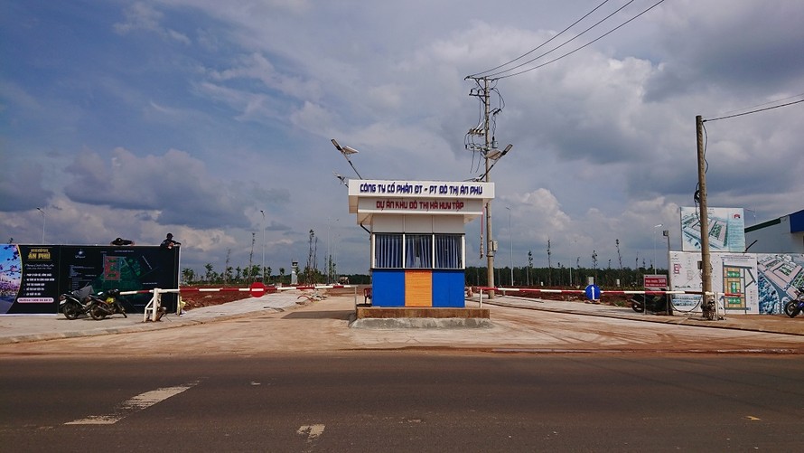 Khu đô thị Ân Phú trên đường Hà Huy Tập
