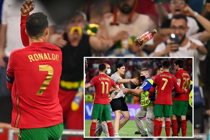 Ronaldo thoát seri đòn tấn công giữa trận đại chiến Pháp - Bồ Đào Nha