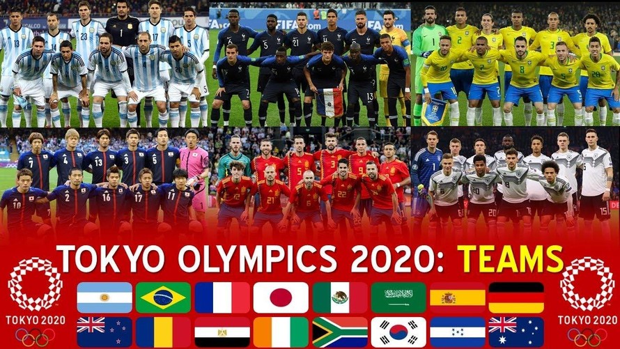Lịch thi đấu, kết quả bóng đá nam Olympic Tokyo 2020 cập nhật nhanh nhất