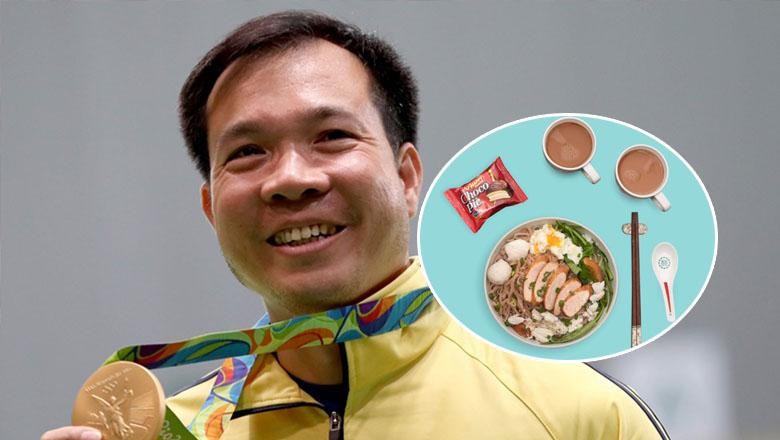 Bật mí bữa ăn sáng của Hoàng Xuân Vinh và những nhà vô địch Olympic