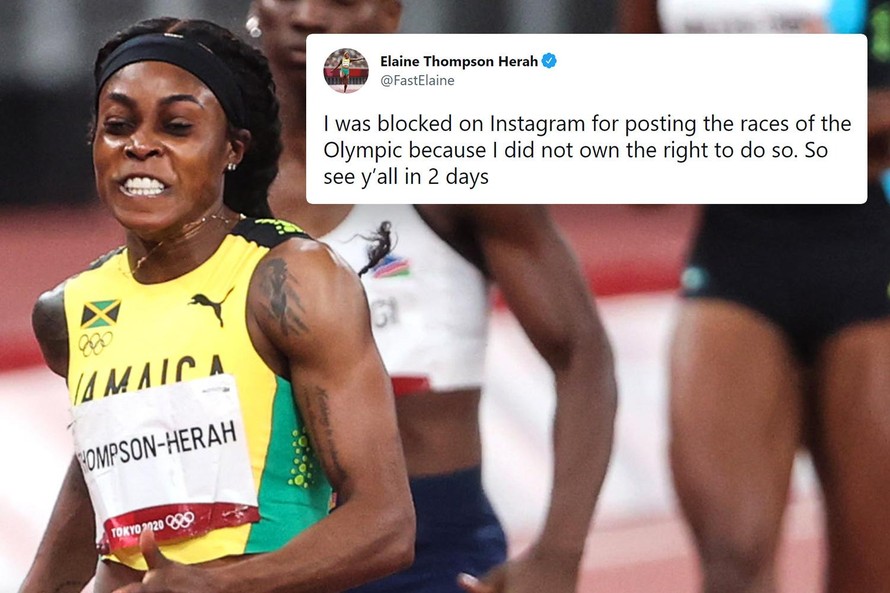 Đăng clip thi đấu của chính mình, nhà vô địch Olympic bị khoá tài khoản Instagram