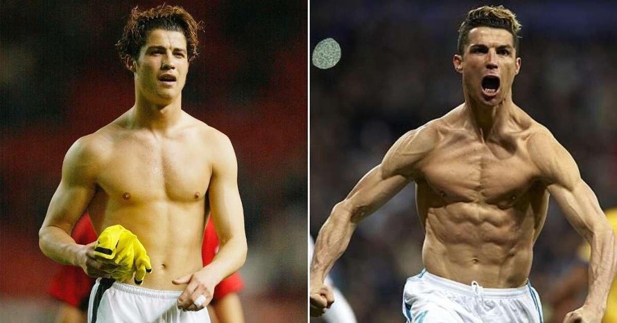 Bí mật đằng sau sự thay đổi hình thể đáng kinh ngạc của Ronaldo