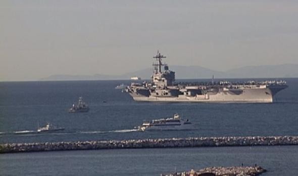 Rộ tin Mỹ điều tàu sân bay hạt nhân tới Biển Đen