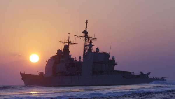 Mỹ điều động tuần dương hạm tên lửa Vella Gulf tới Biển Đen