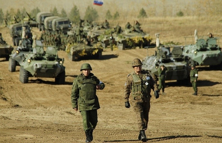Binh sĩ Nga đến Mông Cổ tập trận