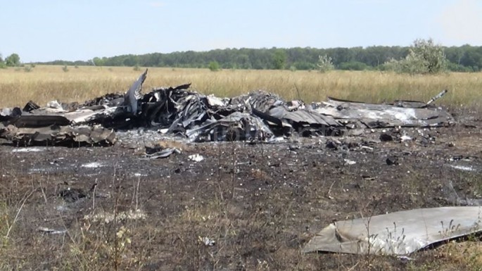 Cận cảnh hiện trường tiêm kích MiG-29 Ukraine bị bắn hạ