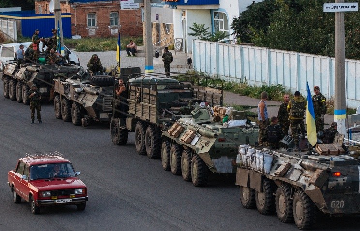 Chín binh sĩ Ukraine thiệt mạng khi tiến vào Ilovaisk