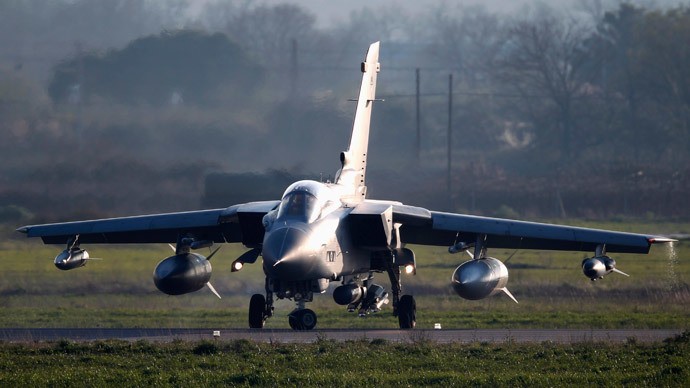 Máy bay chiến đấu Tornado của Không quân Hoàng gia Anh (RAF). Ảnh: Reuters.