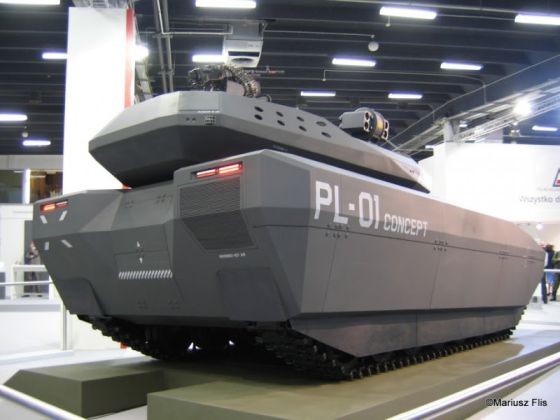 Ba Lan sẵn sàng cấp siêu tăng tàng hình PL-01 cho Ukraine