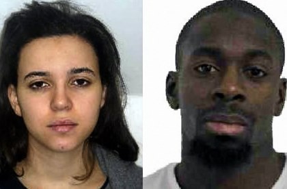 Nữ khủng bố Hayat Boumeddiene và đồng phạm Amedy Coulibaly
