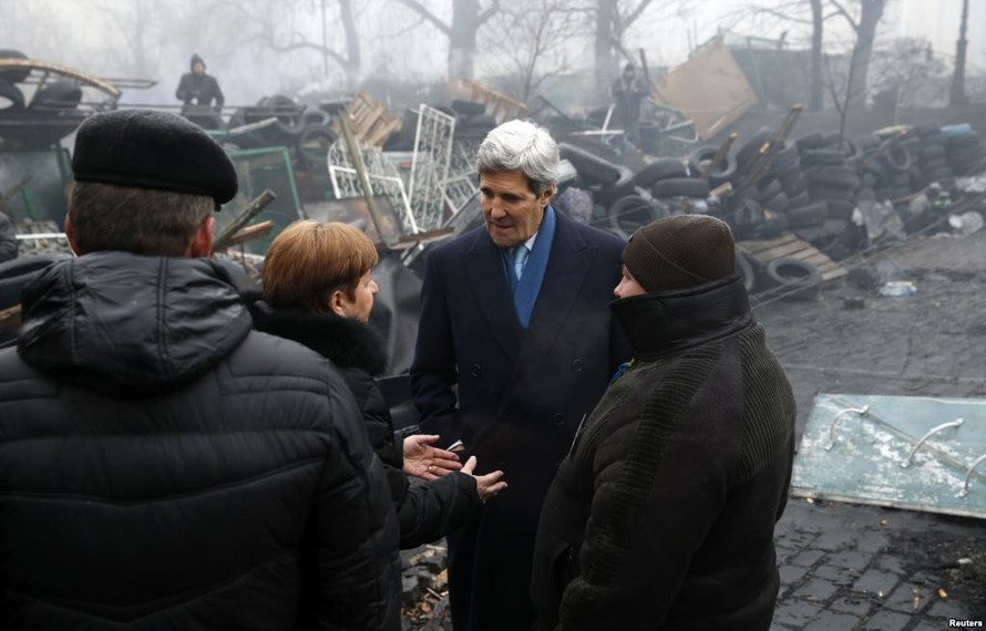 Ngoại trưởng Mỹ John Kerry dự kiến tới Ukraine vào ngày 5/2 tới.