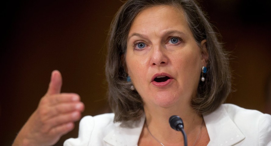 Thứ trưởng Ngoại giao Mỹ Victoria Nuland. Ảnh: AP Photo/ Pablo Martinez Monsivais 