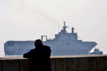 Không chịu nổi phí, Pháp tính chuyển nơi lưu đậu tàu Mistral của Nga