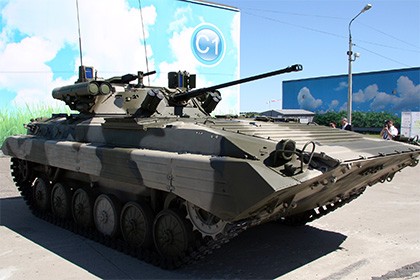 BMP-2 lắp khoang chiến đấu mới Berezhok