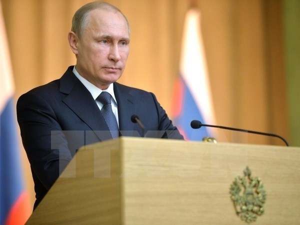 Tổng thống Nga Vladimir Putin. (Nguôn: AFP/TTXVN)