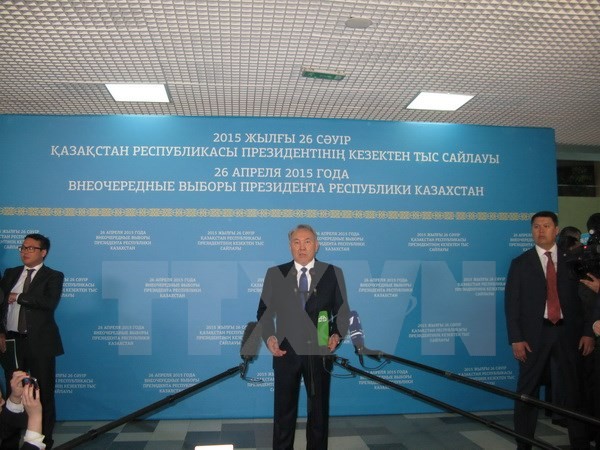 Tổng thống Nursultan Nazarbayev. (Ảnh: Dương Trí/TTXVN)
