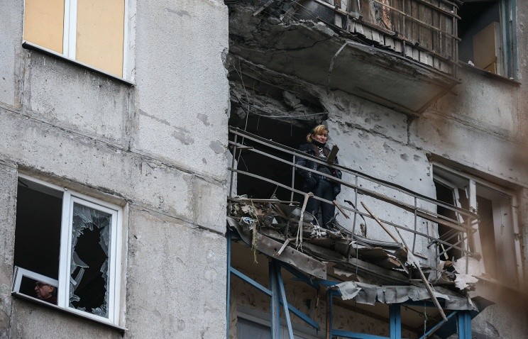 Miền Đông Ukraine đứng trước vòng xoáy bạo lực mới. Ảnh: Tass