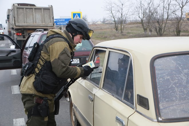 Lính biên phòng Ukraine. (Nguồn: dpsu.gov.ua)