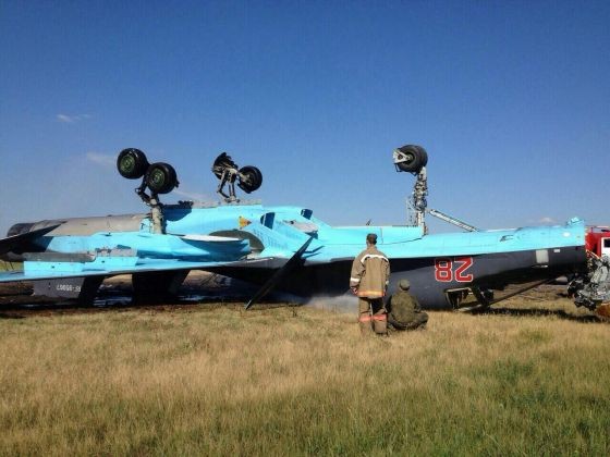 Tiêm kích-ném bom Su-34 gặp sự cố hôm 4/7/2015
