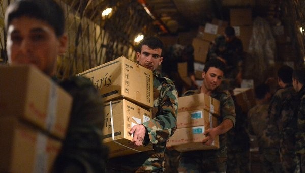 Máy bay chở hàng viện trợ nhân đạo của Nga sang Syria sẽ không được bay qua không phận Bulgaria. Ảnh: RIA Novosti
