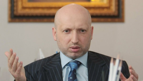 Thư ký Hội đồng An ninh Quốc gia và Quốc phòng Ukraine Oleksandr Turchynov khẳng định quyết tâm tái nhập vùng Donbass. Ảnh: RIA Novosti