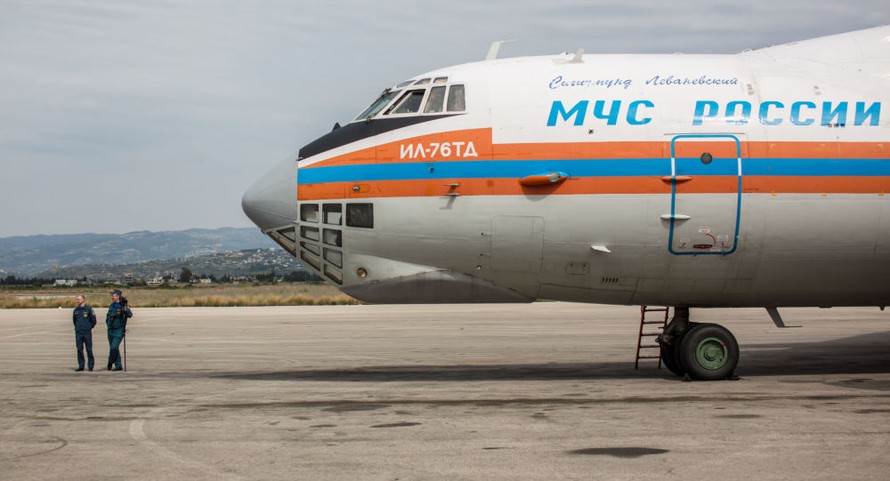 UKraine đóng cửa không phận đối với các máy bay Nga chở hàng nhân đạo tới Syria. Ảnh: Sputnik