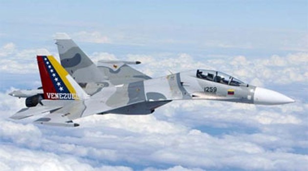 Tiêm kích Su-30 của Không quân Venezuela. Ảnh: Noticias24