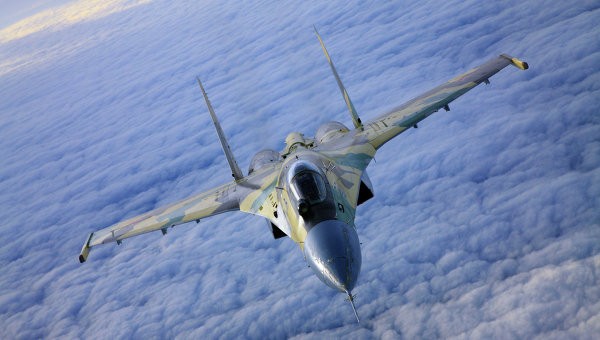 Chiến đấu cơ Su-35 của Không quân Nga. Ảnh: Sukhoi