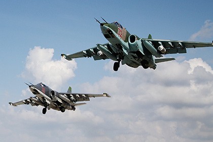 Chiến đấu cơ Nga thực hiện nhiệm vụ không kích phiến quân IS ở Syria. Ảnh: RIA Novosti