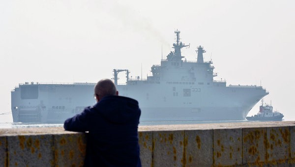 Nga tiếp tục hưởng lợi từ hợp đồng hai tàu Mistral đã ký giữa Pháp và Ai Cập. Ảnh: AFP