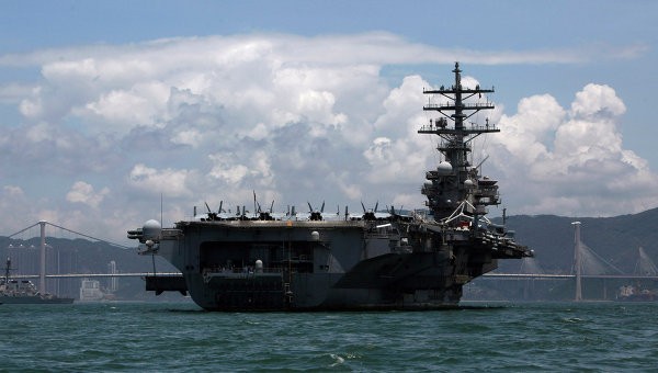Hàng không mẫu hạm USS Ronald Reagan của Hải quân Mỹ. Ảnh: US Navy 