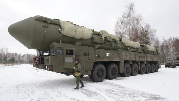 Tên lửa đạn đạo RS-24 Yars. Ảnh: RIA Novosti