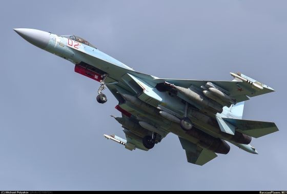 Tiêm kích đa năng Su-35. Ảnh: RussianPlanes