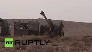 [VIDEO] Quân đội Syria tập kích IS ở Sadad