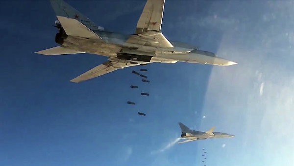 Nga đẩy mạnh hoạt động không kích các mục tiêu khủng bố ở Syria. Ảnh: RIA Novosti