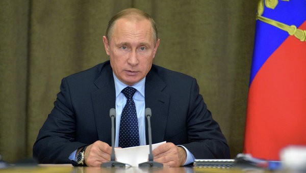 Tổng thống Nga Putin khẳng định sẽ huy động mọi nguồn lực để đảm bảo an toàn cho lực lượng không quân Nga ở Syria. Ảnh: RIA Novosti