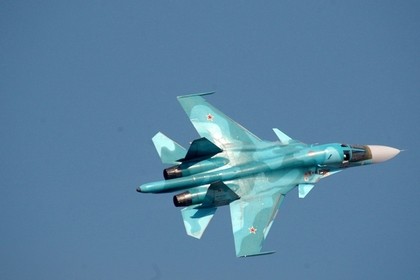 Tiêm kích - ném bom Su-34. Ảnh: Kommersant
