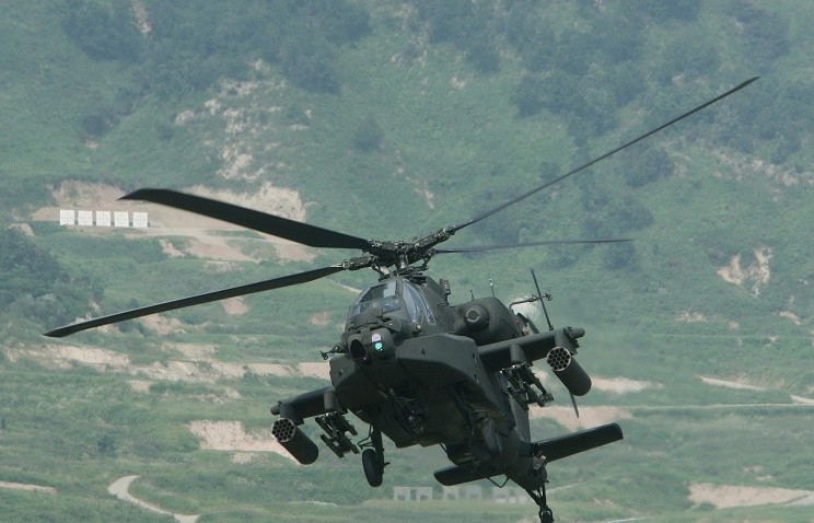 Mỹ khẳng định không sử dụng trực thăng tấn công trong các chiến dịch quân sự chống khủng bố ở Syria và Iraq. Ảnh: EPA